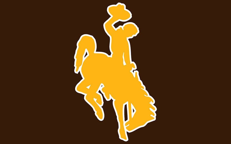 University of Wyoming UW Steamboat logo brown