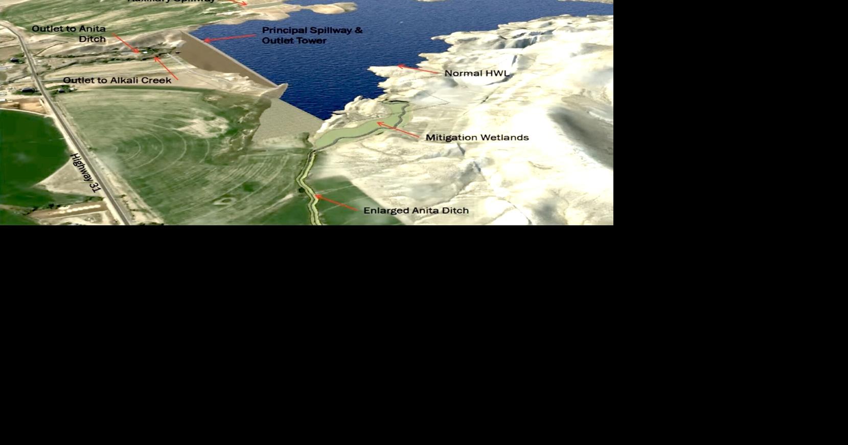 Backers of troubled Alkali Dam project threaten condemnation of private land
