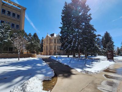 UW campus-winter-Old Main