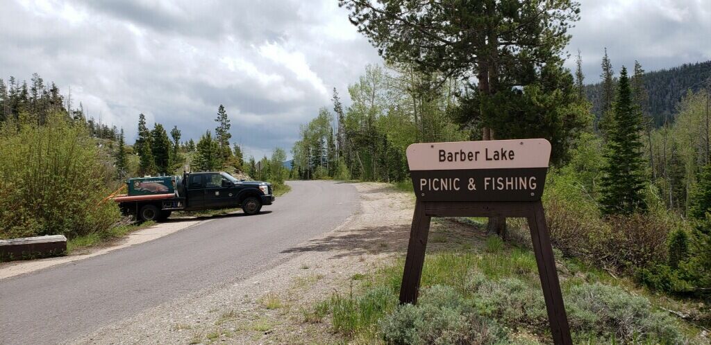 Barber Lake filled with water, stocked with fish; first time since 2019