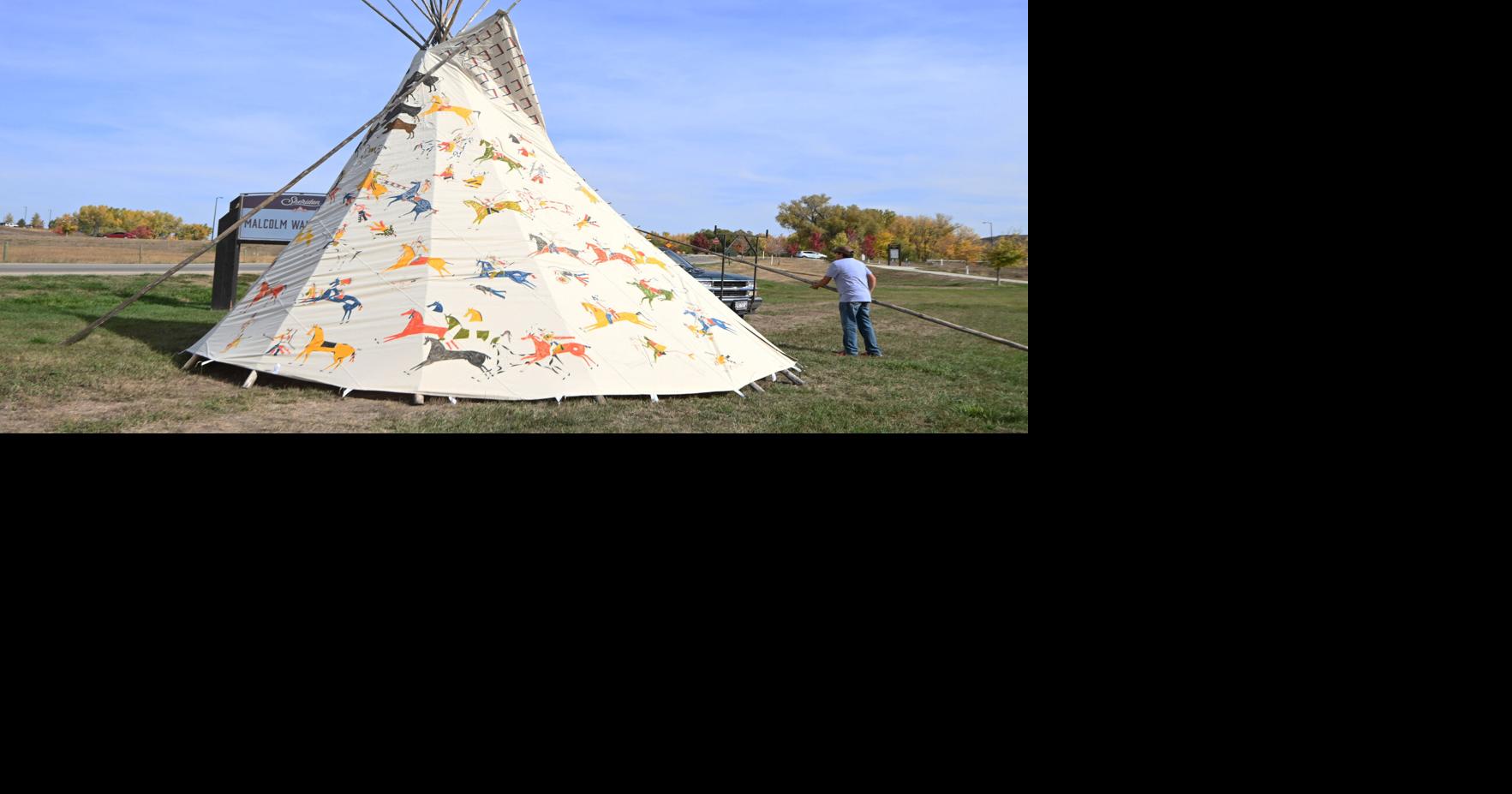 Raising a tipi, preserving tradition