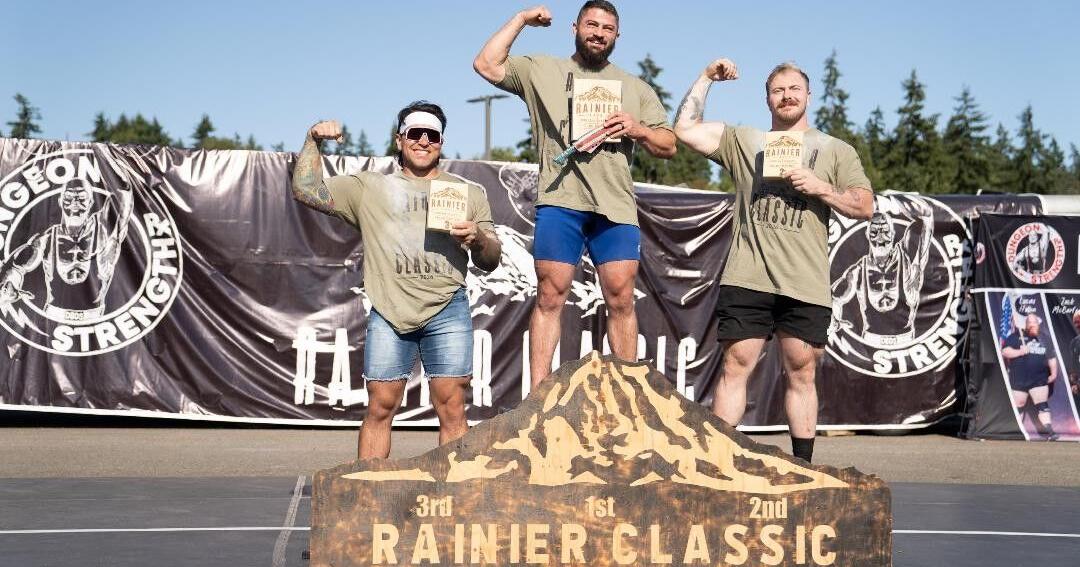 REDEMPTION AT RAINIER: Cheyenne's Gabe Deal won Rainier Classic Strongman competition after disappointing showing last year
