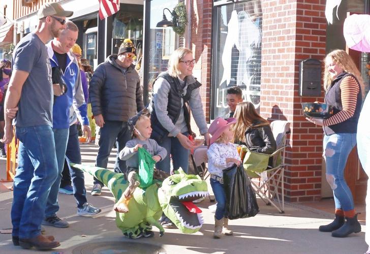 Sweet, not scary Scaramie brings families downtown for trickor