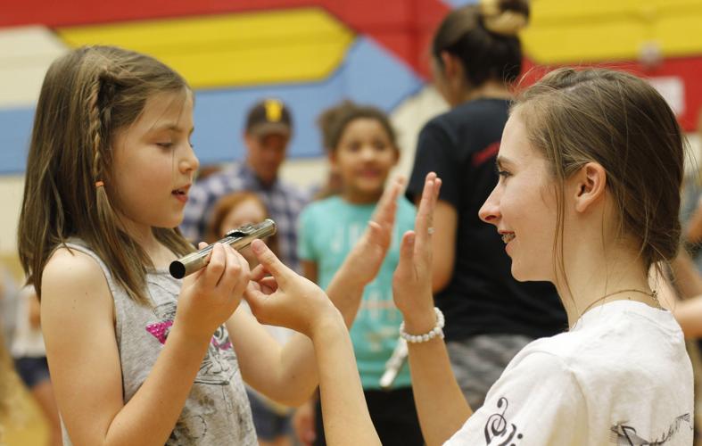 Cheyenne students get to sample different types of musical instruments ...