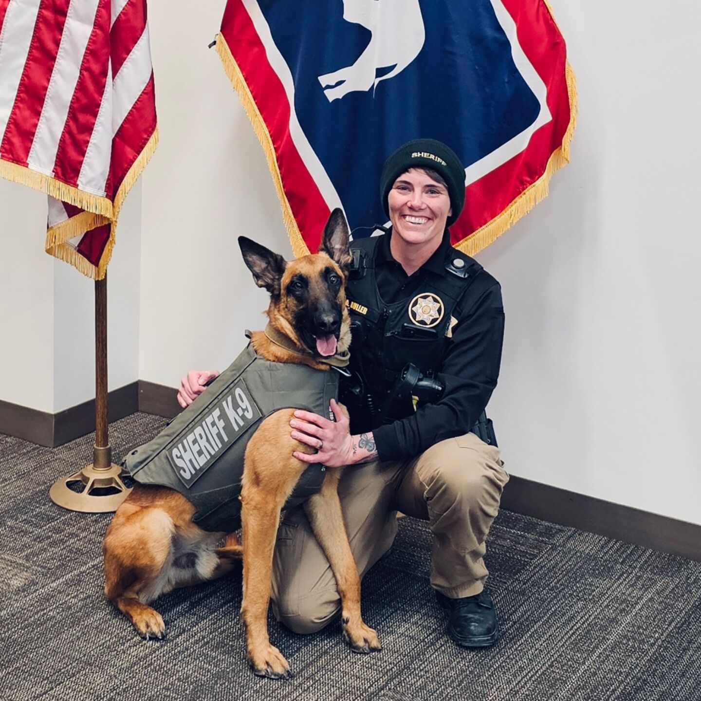 Sweetwater County Sheriff’s Office K9 Arry Receives Donated Body Armor ...