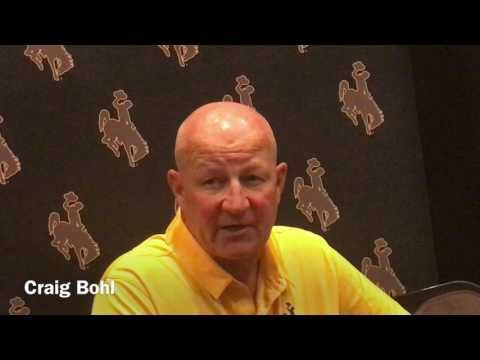 Josh Allen storytime with Wyoming head coach Craig Bohl