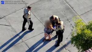 Las Vegas police drone helps thwart burglary attempt