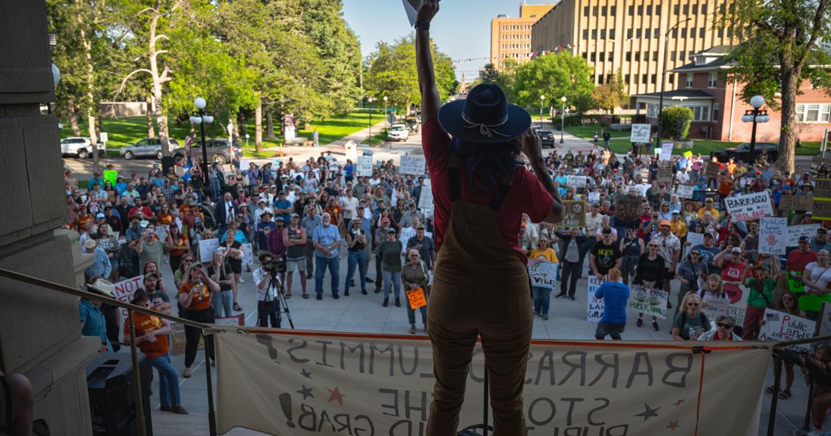 Wyoming Riots Thousands gather across Wyoming to protest proposal to sell public land ...