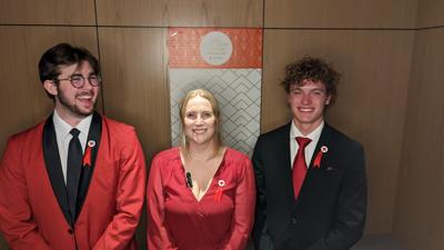 Lucas Sutphin, Kimberly Shupe and Will Barrington