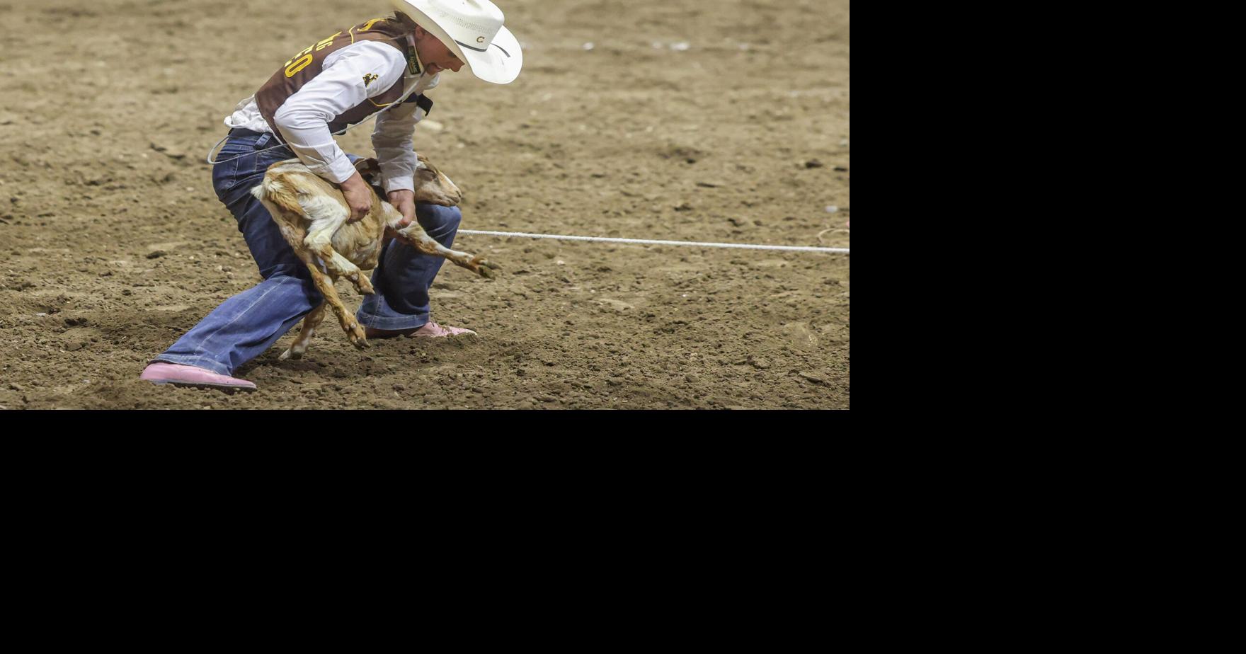 Wyoming's Mousel poised to enter CNFR championship round as goat tying leader