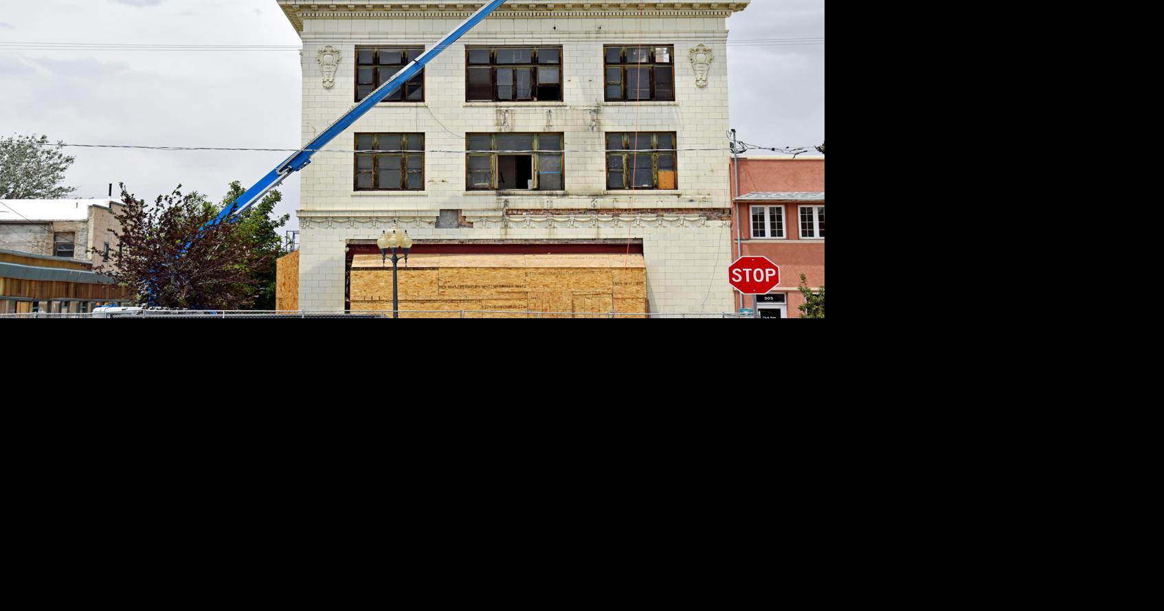 Work progresses on First Security Bank building restoration | Local ...