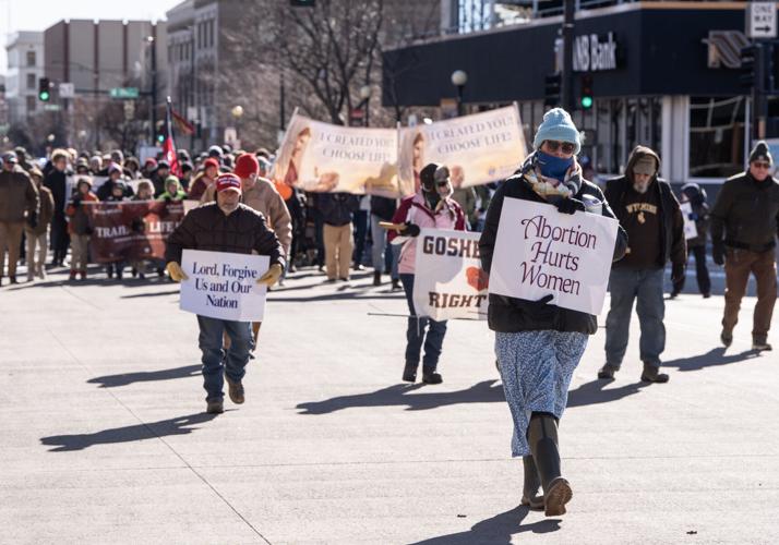 Hundreds Brave the Bitter Cold in Wyoming to March Against Abortion