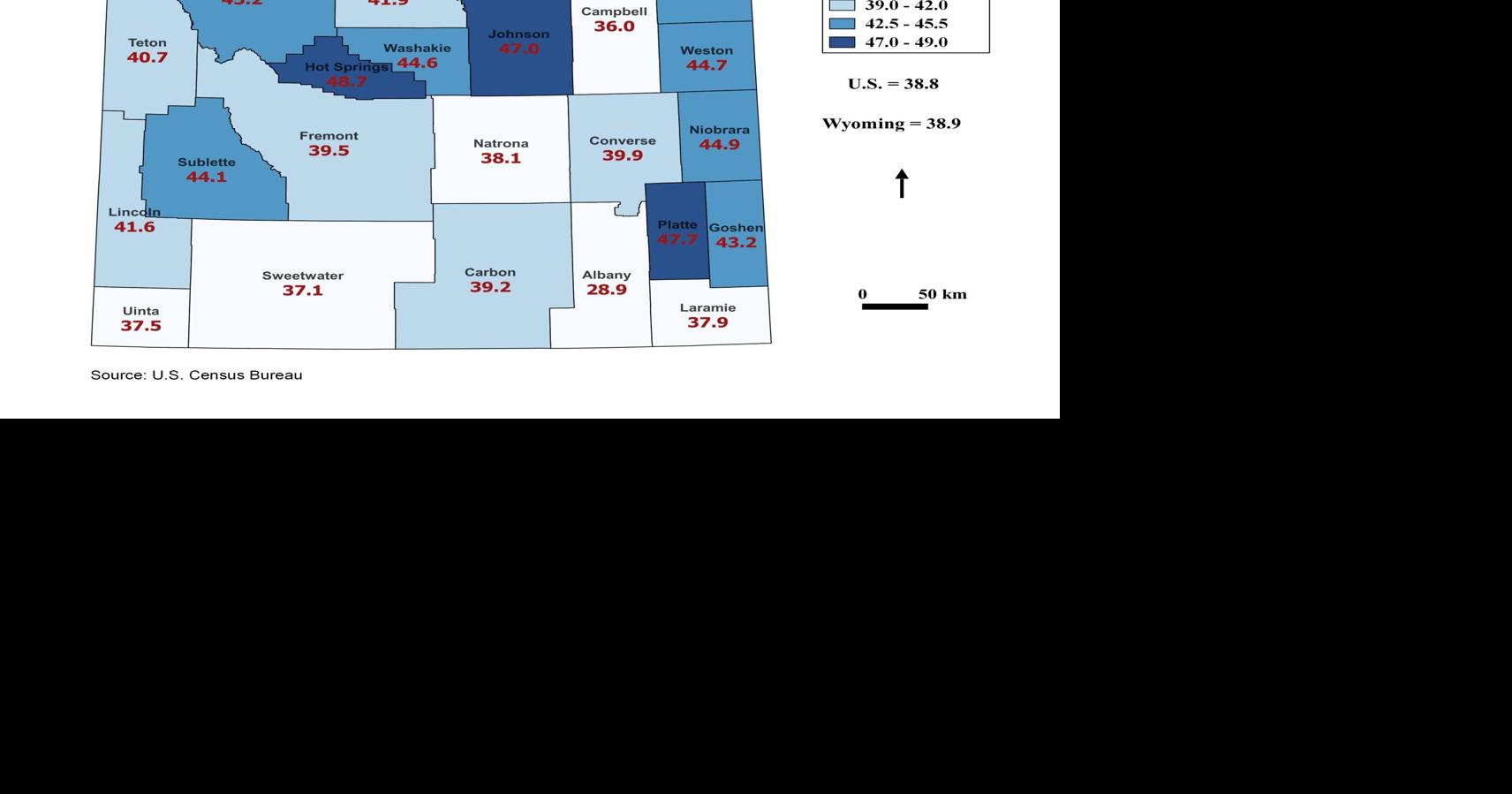 Wyoming population continues to gray Local News