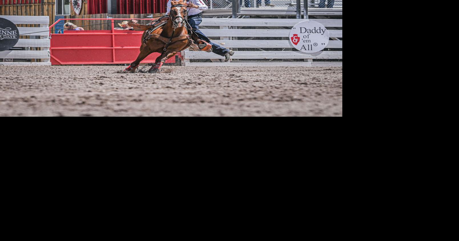 Slade Wood sets tone, wins CFD steer roping buckle