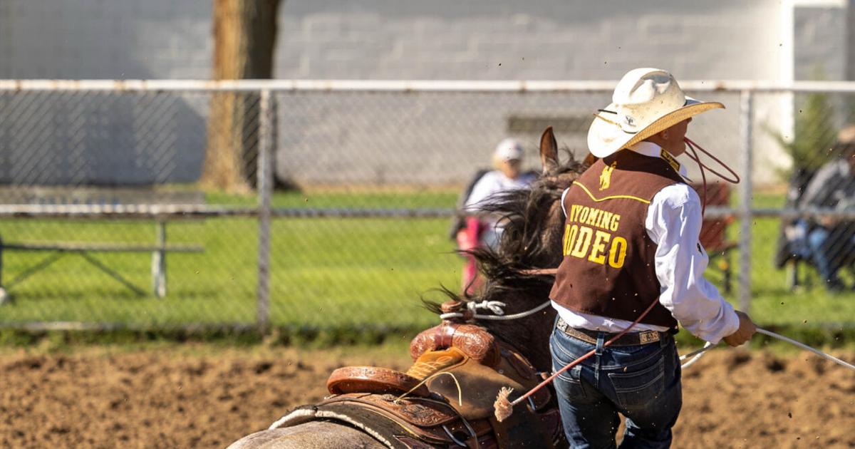 University of Wyoming men's rodeo wins at Lamar Community College