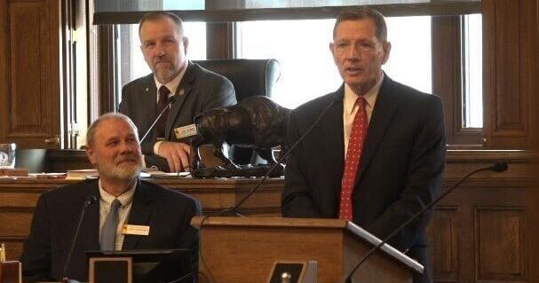 Sen. John Barrasso visits the Capitol
