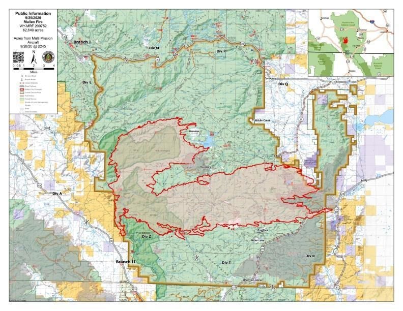 A brief relief, but Mullen Fire expands to 83,254 acres | Local News ...