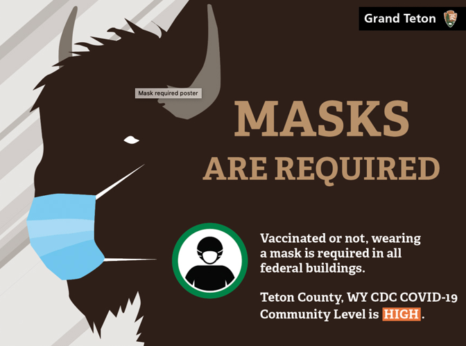 Grand Teton National Park masking