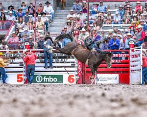 Texas bareback rider Kash Loyd adds to ledger at Cheyenne Frontier Days