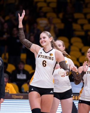 BLOCK PARTY: Improved offense powering Wyoming's block leader Sarah Holcomb