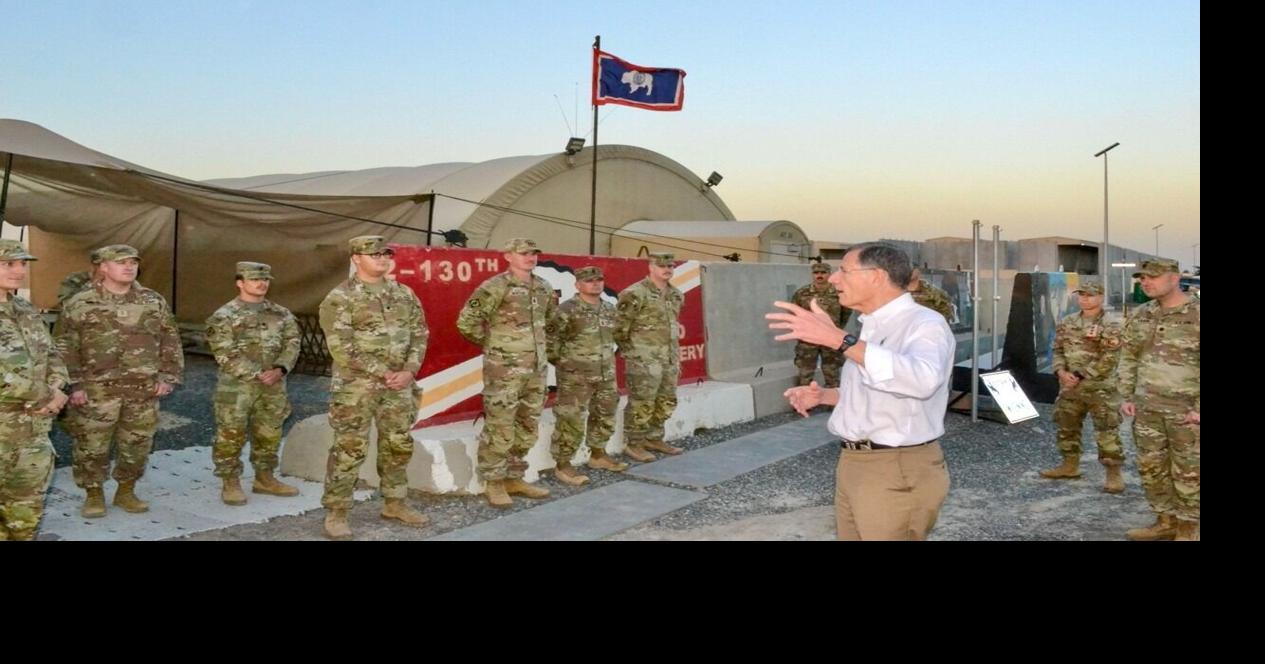 Barrasso Celebrates Thanksgiving with Wyoming Troops in the Middle East