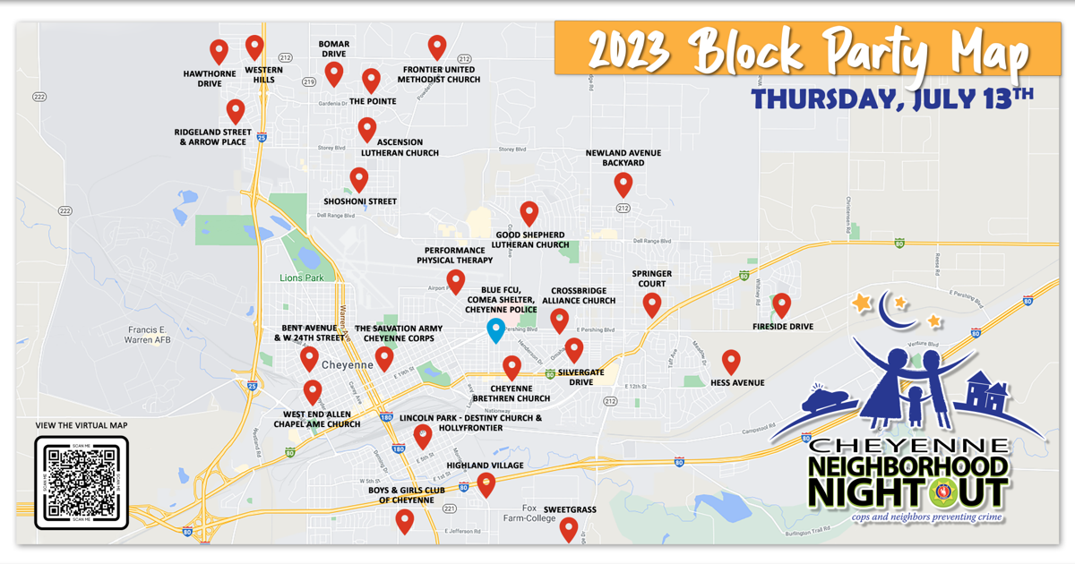 Cheyenne Block Cheyenne police announce Neighborhood Night Out block party locations ...