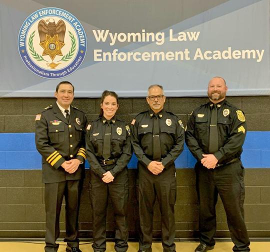 Rock Springs Police Department academy graduates People