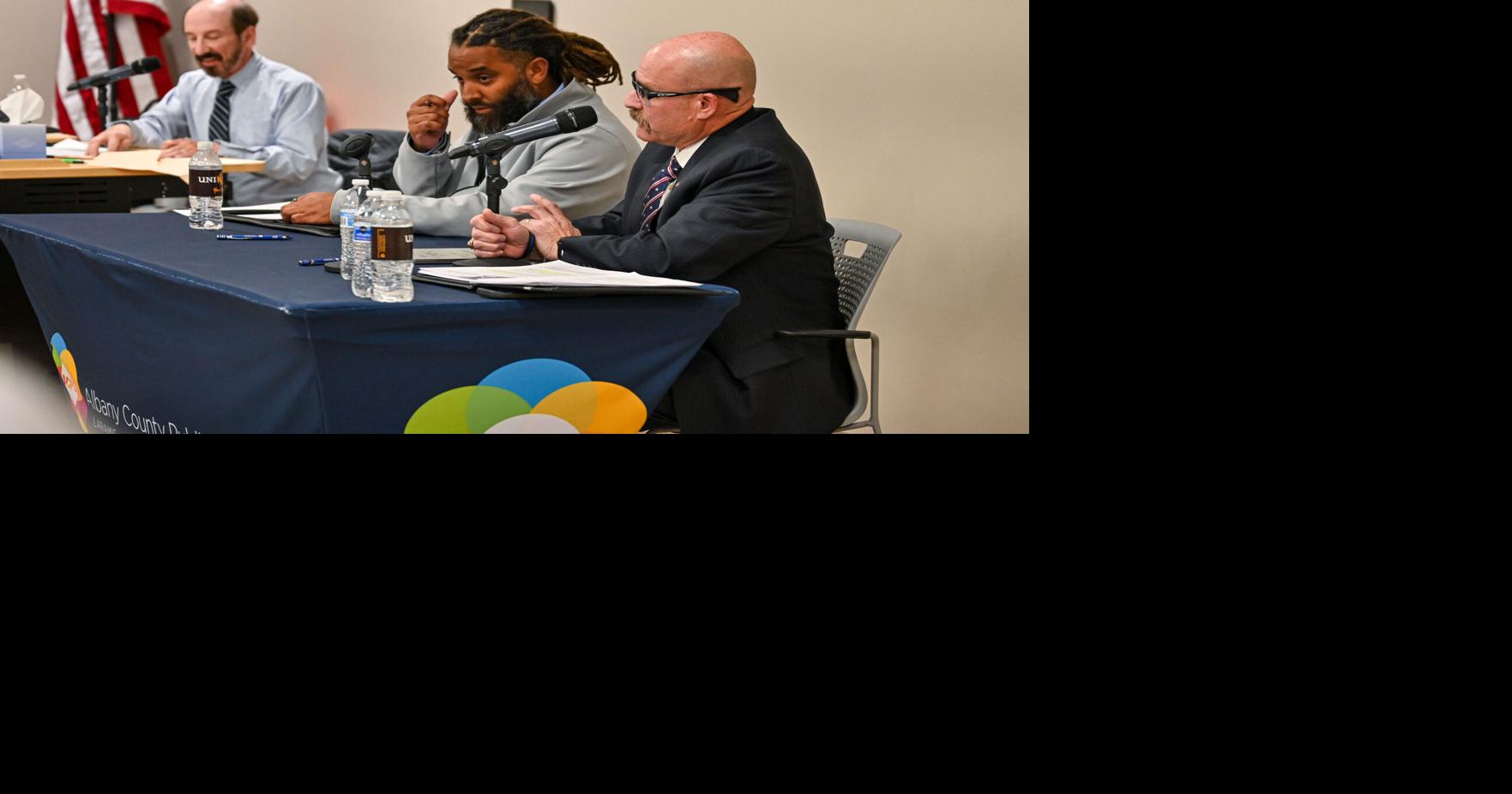 Appelhans, Wyatt convey sharp differences during Albany County sheriff debate