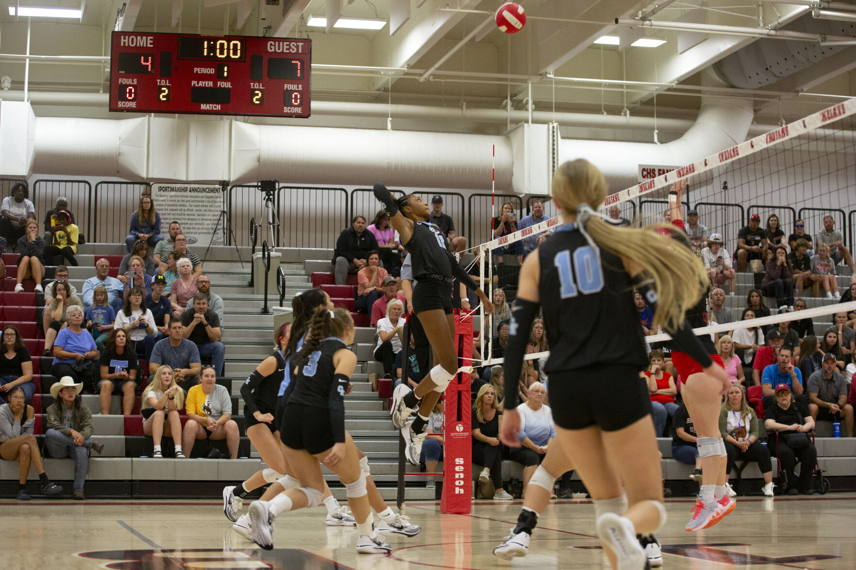 Sophomore Jade Brown Shines as Key Player for Cheyenne East Volleyball Team