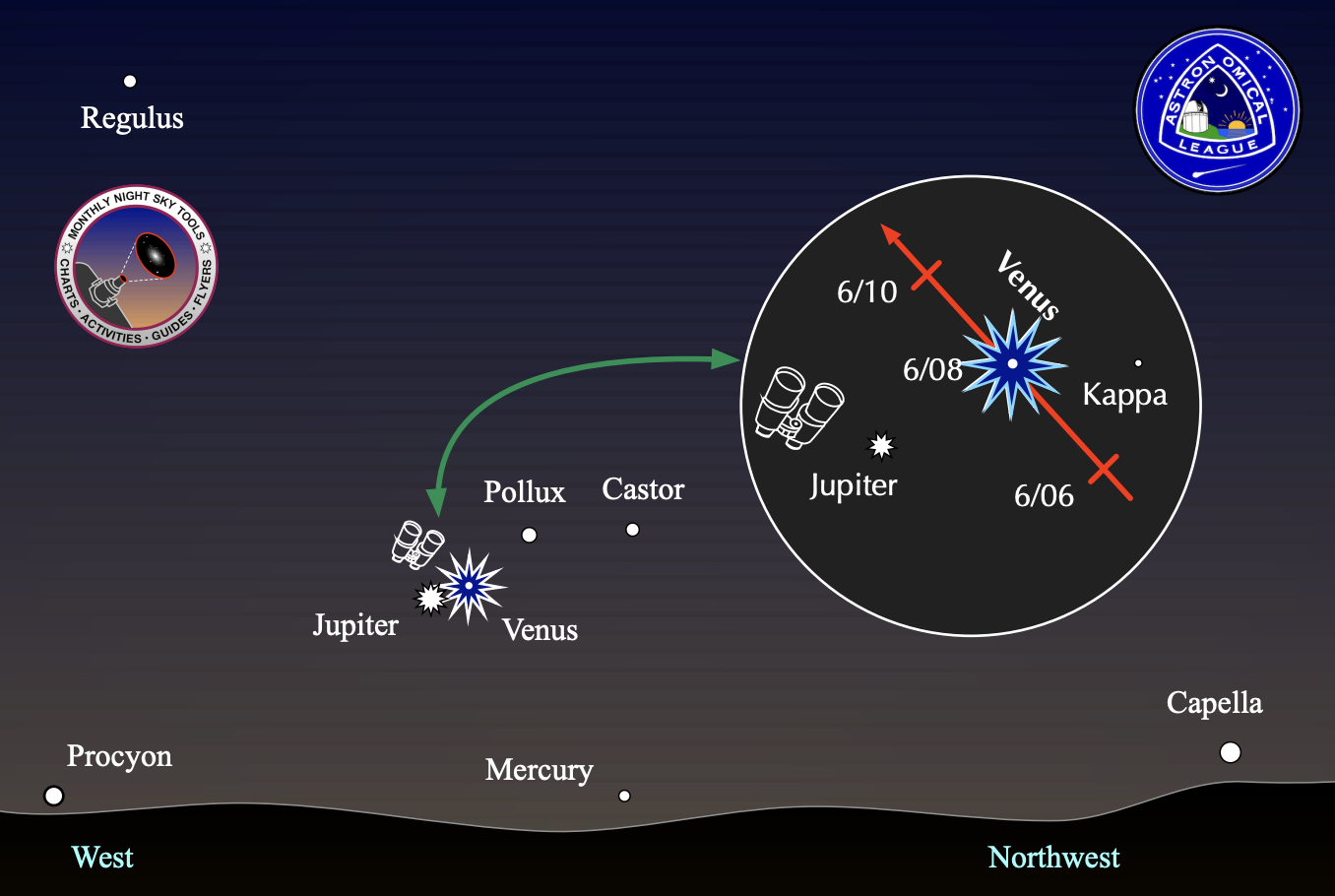 Wyoming Skies: Venus and Jupiter to pass each other in June 
