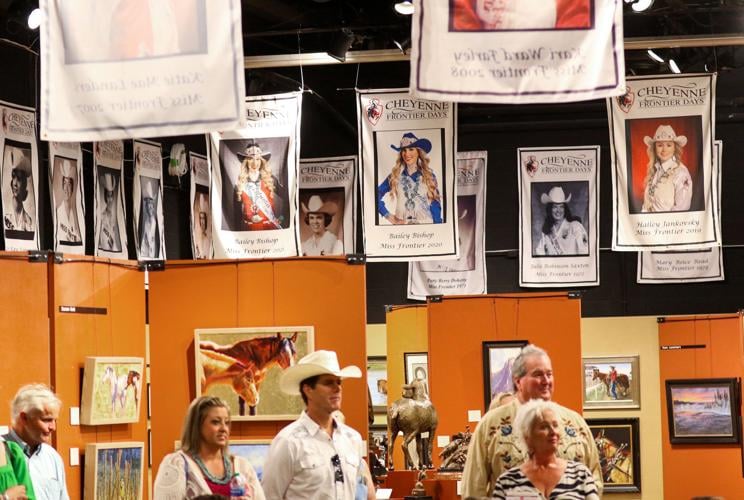 Miss Frontiers past and present honored with completed banner exhibit