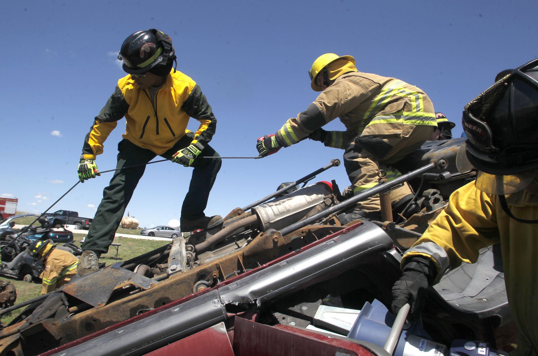 Firefighters Participate In Vehicle Extrication Training | Gallery ...