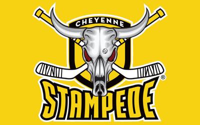 Cheyenne Stampede logo gold