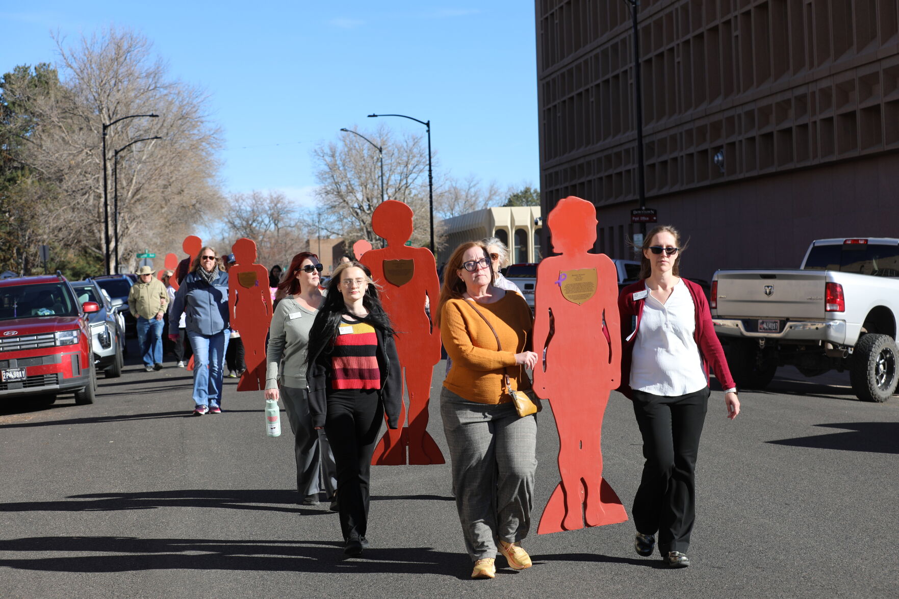 Victims of domestic violence honored in Silent Witness March | Local ...