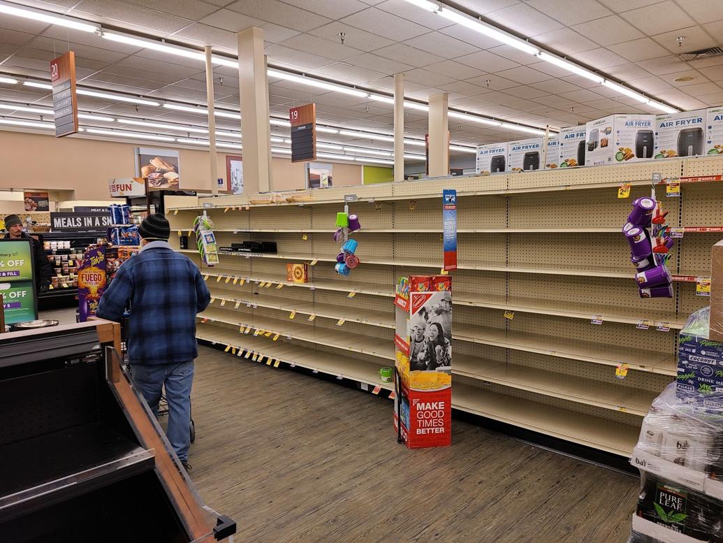 As household staples fly off shelves, residents step up to help each