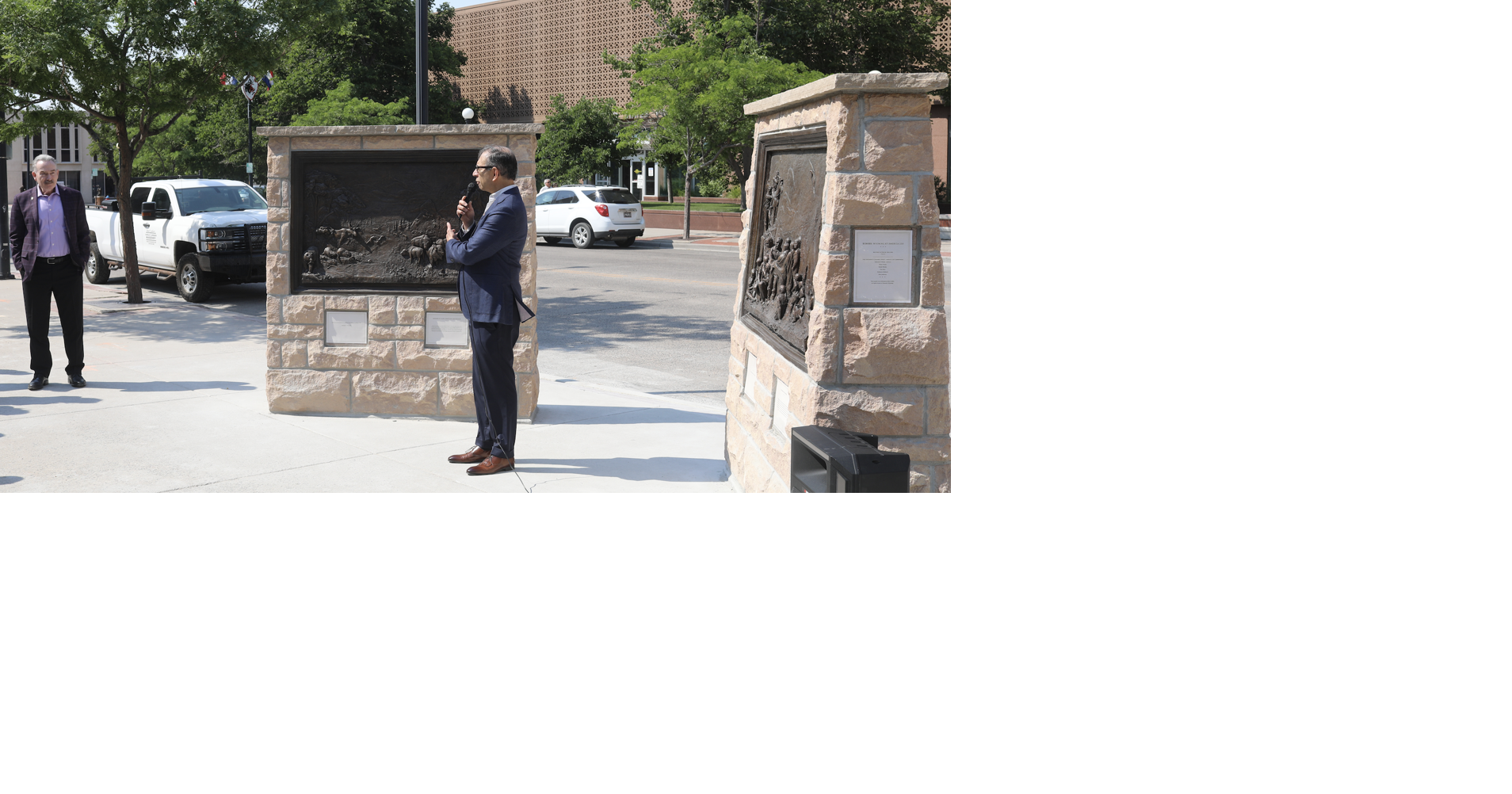 Panels commemorating Wyoming history installed just in time for America's 250th