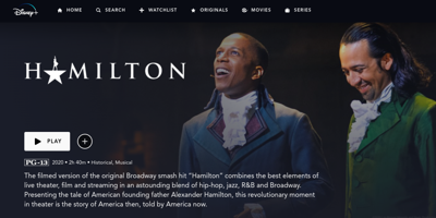 Alexander hamilton top live stream