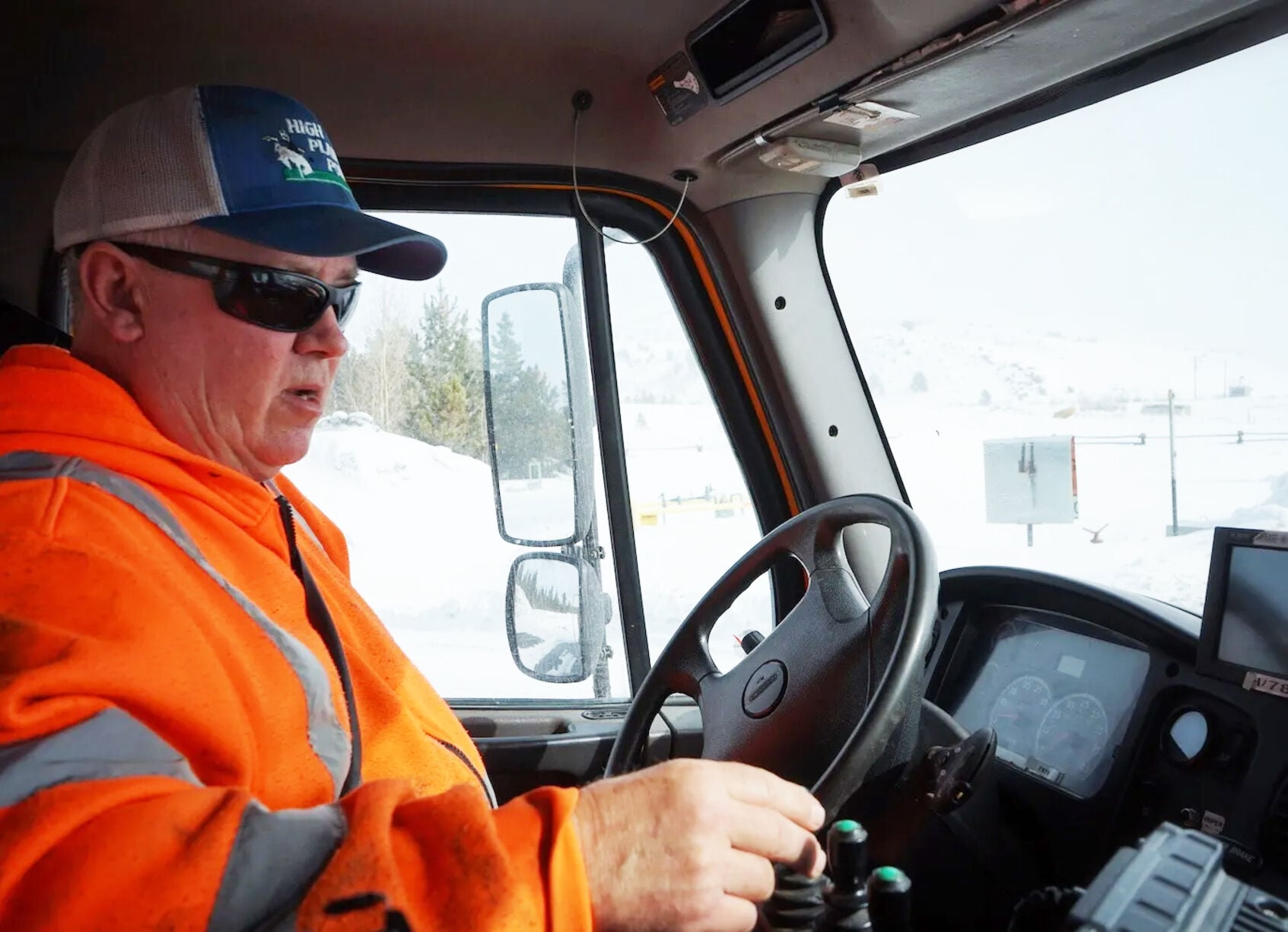 Through black ice and whiteouts, plow driver minds South Pass | News