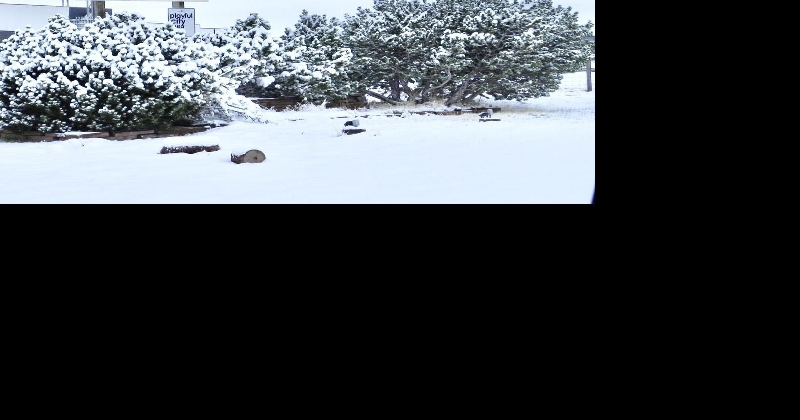 Spring snow on the high plains
