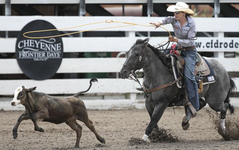 Rylee Brandy Schaack win Frontier Days breakaway qualifying