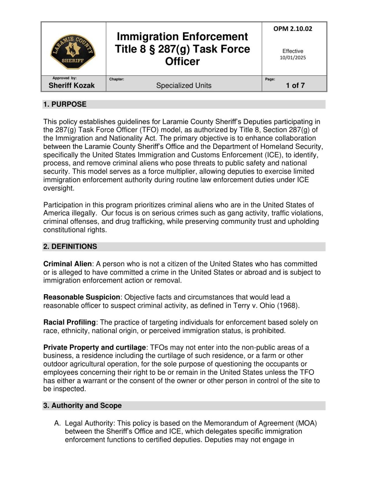 LCSO Task Force Officer Policy.pdf | | wyomingnews.com
