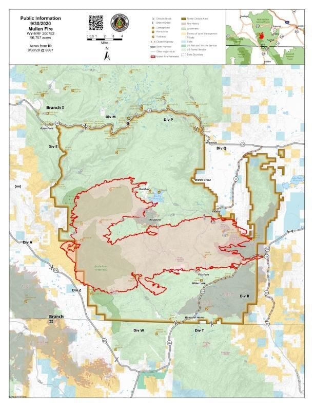 Mullen Fire expands to 96,757 acres, 29 homes lost | Local News ...