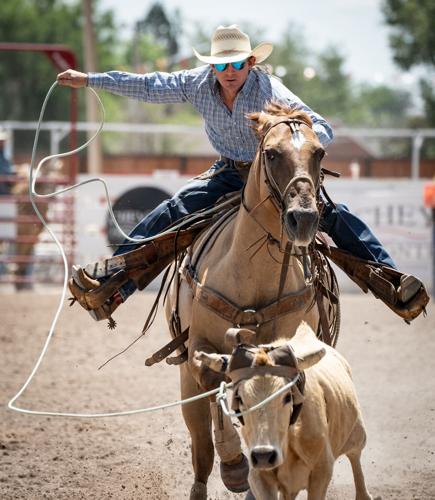 Taylor Santos is top steer roping qualifier at Cheyenne Frontier Days ...