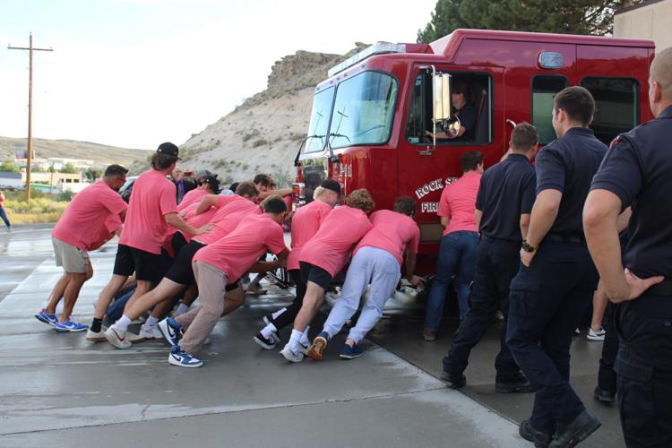 Rock Springs Fire Department introduces new fire engine to community ...