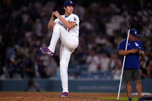 Dodgers star Shohei Ohtani to have left knee drained Sunday and will miss All-Star Game