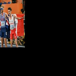 Britain's Kerr outsprints Hocker for world indoor 3,000m gold