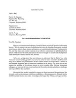 Lawyers letter to Hageman