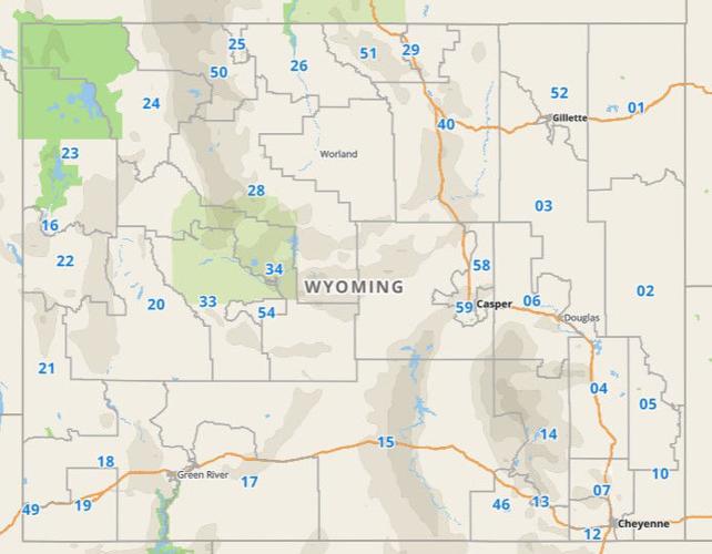 Redistricting to alter local legislative districts  News  wyomingnews.com