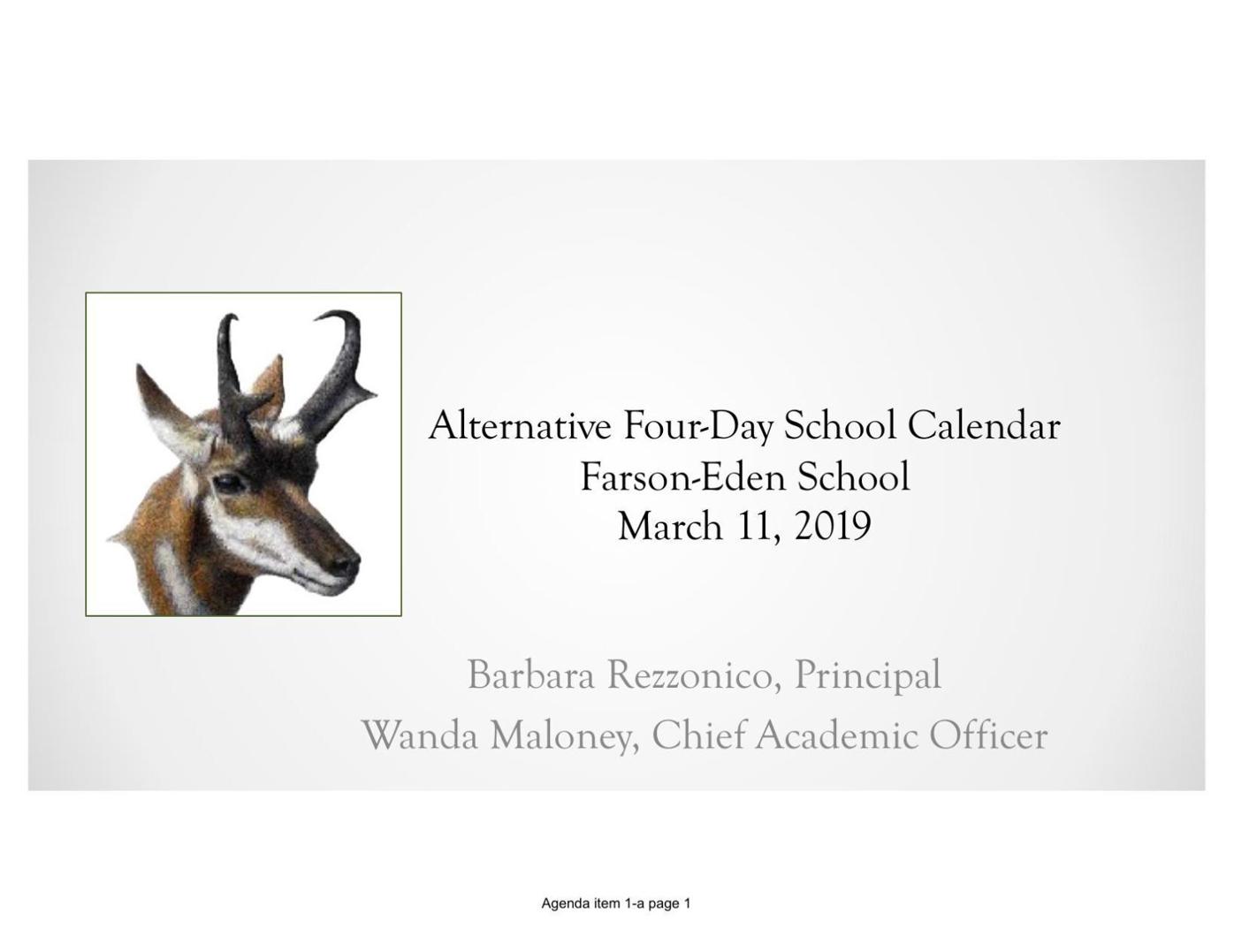 Farson-Eden four-day calendar | | wyomingnews.com
