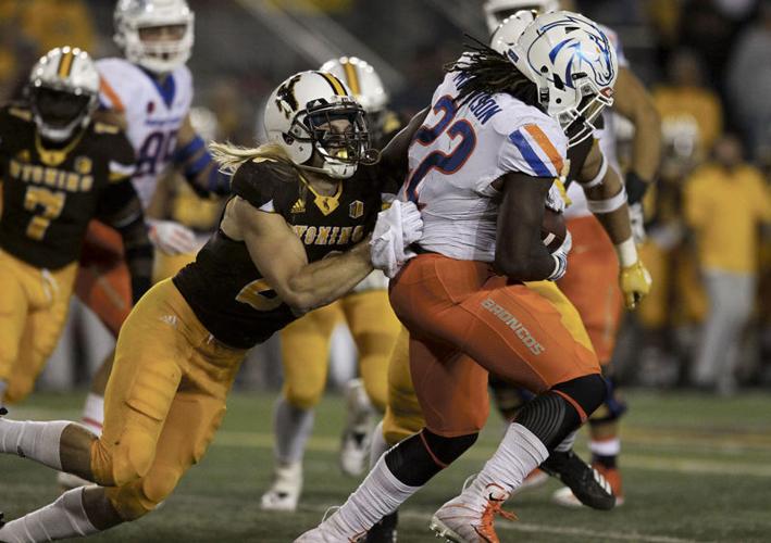 Once a 143-pound running back, Wyoming's Andrew Wingard is on the